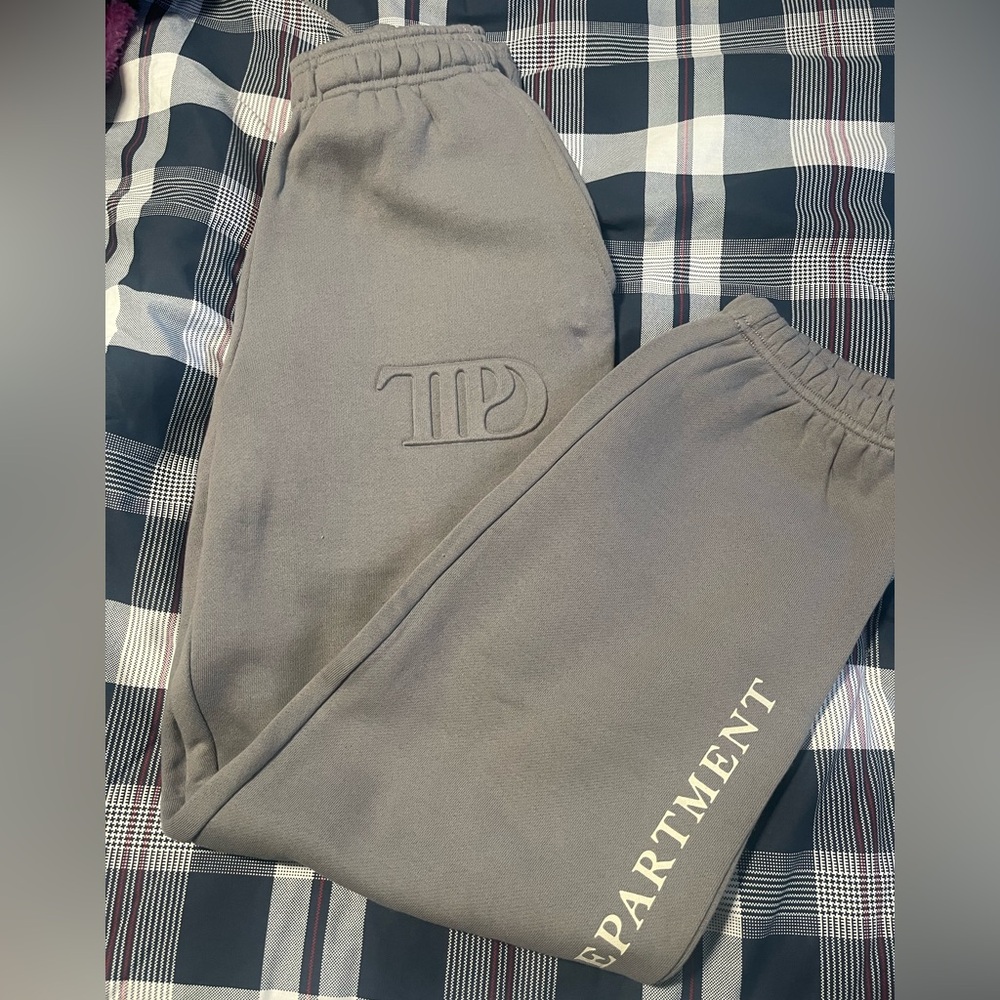 Taylor Swift Gray TTPD Track Pants